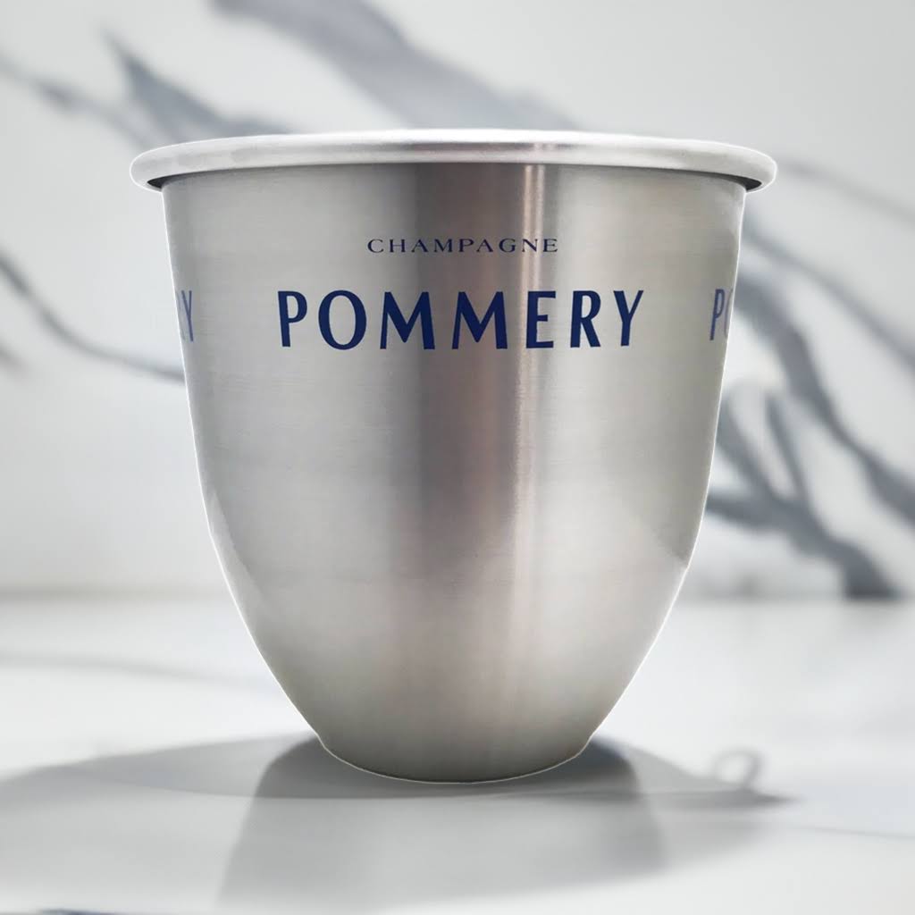 Pommery Branded Metal Ice Bucket - 5 Stars